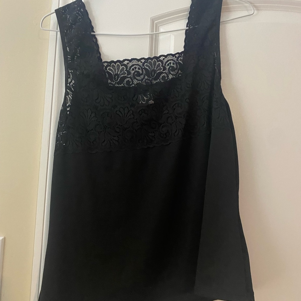Elegant Black Lace Women's Camisole